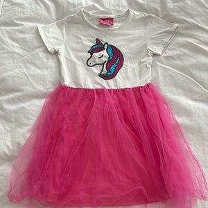 Unicorn dress. Size 6X